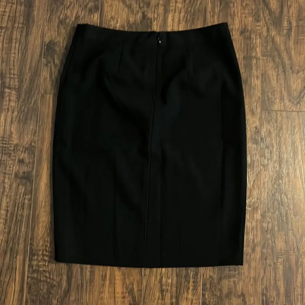 Guess Authentic Black Vintage Pencil Skirt with slit S 27 NWT - Picture 6 of 7